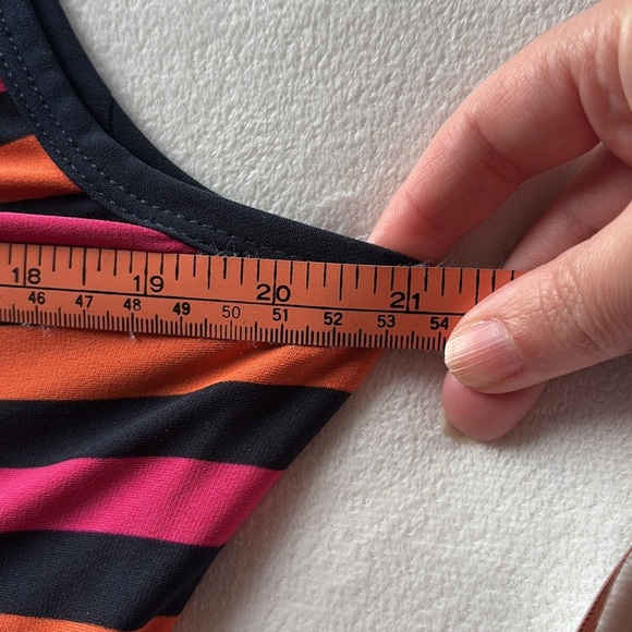 Roz & Ali Pink and Orange Sleeveless Maxi Dress - Picture 7 of 8